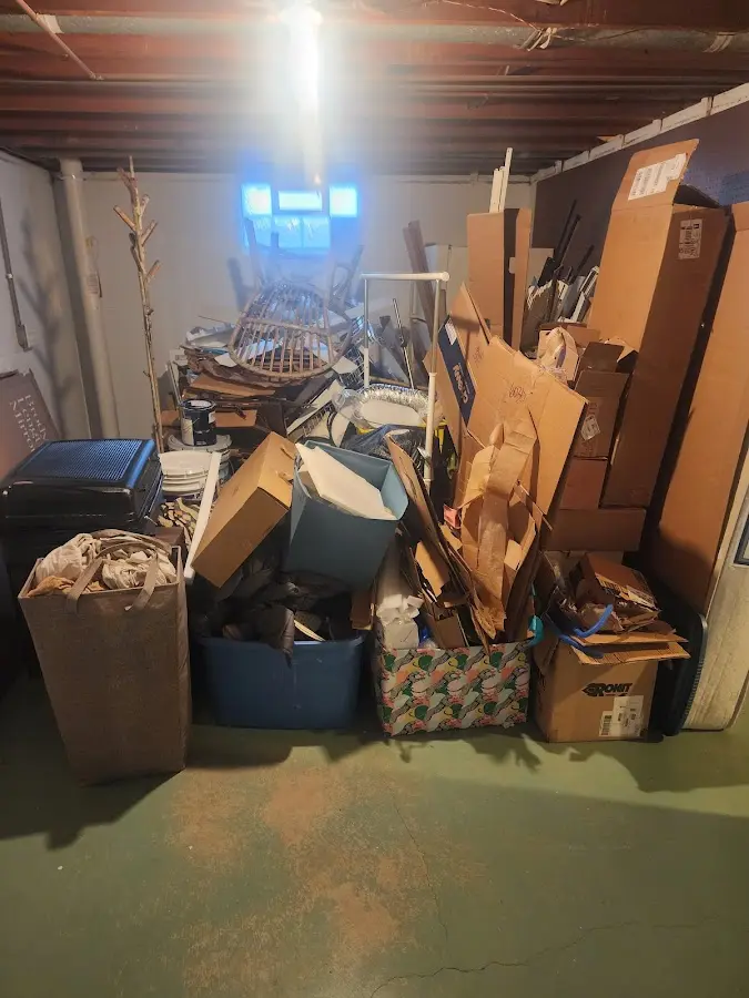 Roll-off dumpster container at job site for Roll Off Dumpster Rental in Jacksonville